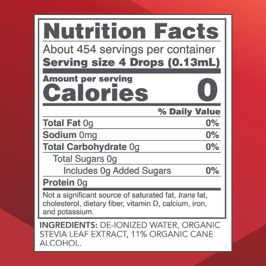 Dropper and bottle close-up of Protocol Stevia Liquid Extract