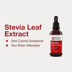 Stevia liquid being dispensed into a beverage
