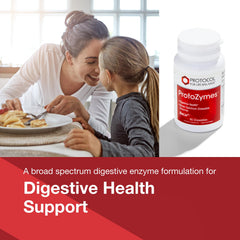Digestive enzymes: lactase, protease, and lipase
