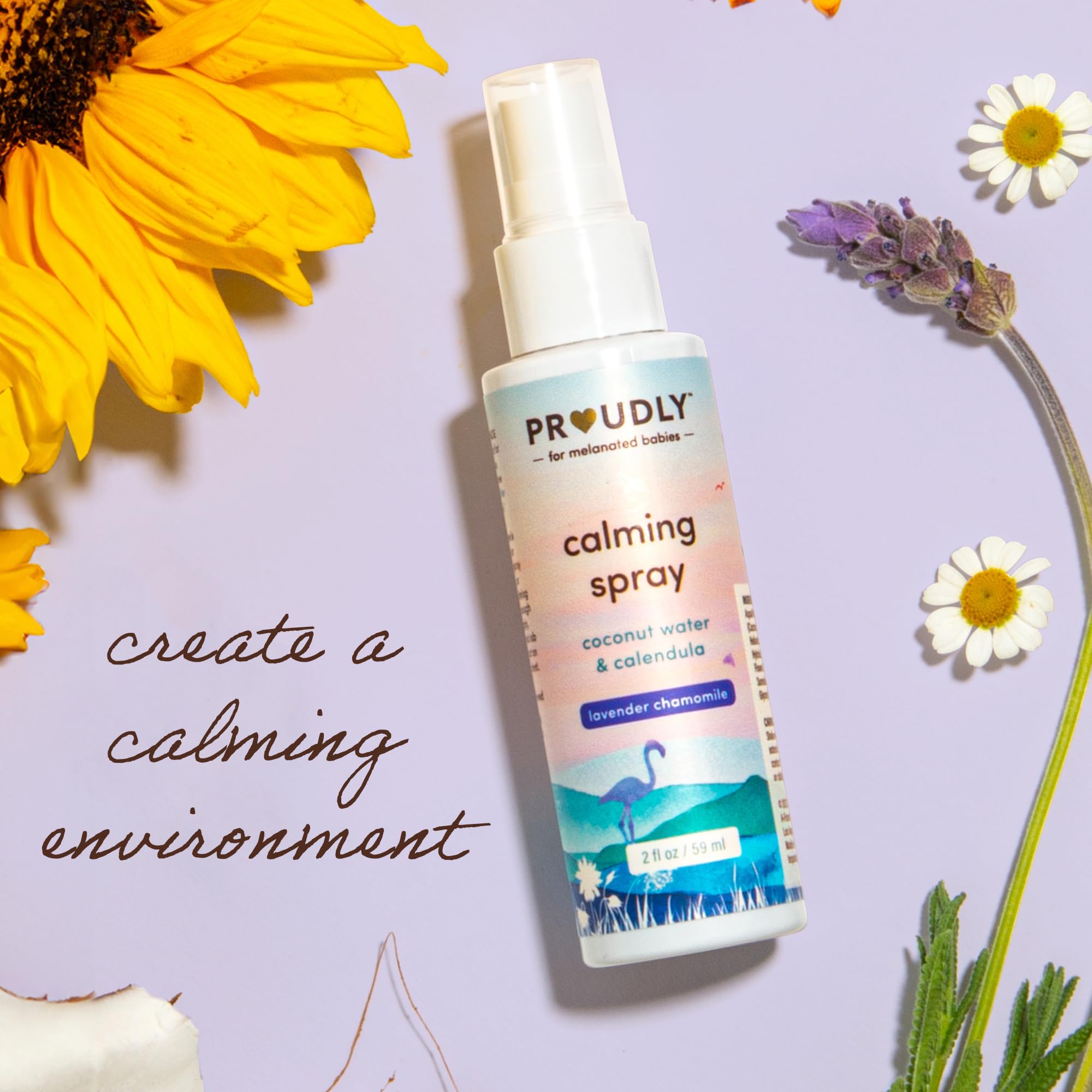 Two-pack Proudly Calming Spray packaging with bottles