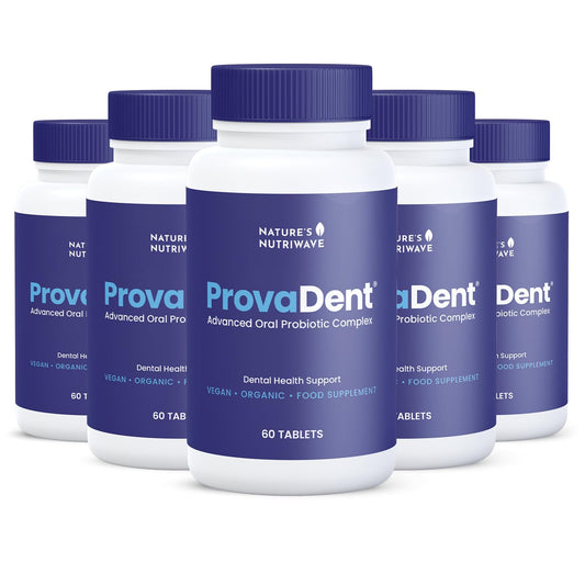 ProvaDent original formula packaging with 60 tablets