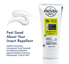 Proven Insect Repellent Lotion gentle-scent lavender rosemary bottle — mild aroma
