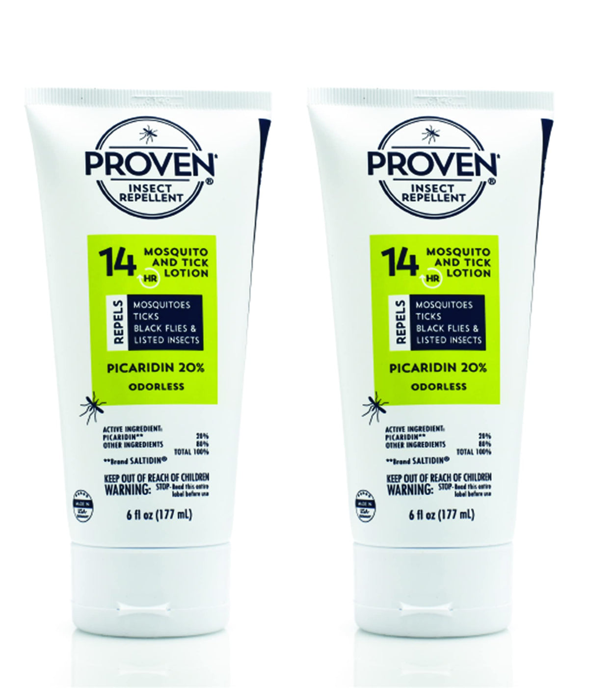 Proven Insect Repellent Lotion odorless bottle — up to 14-hour mosquito protection