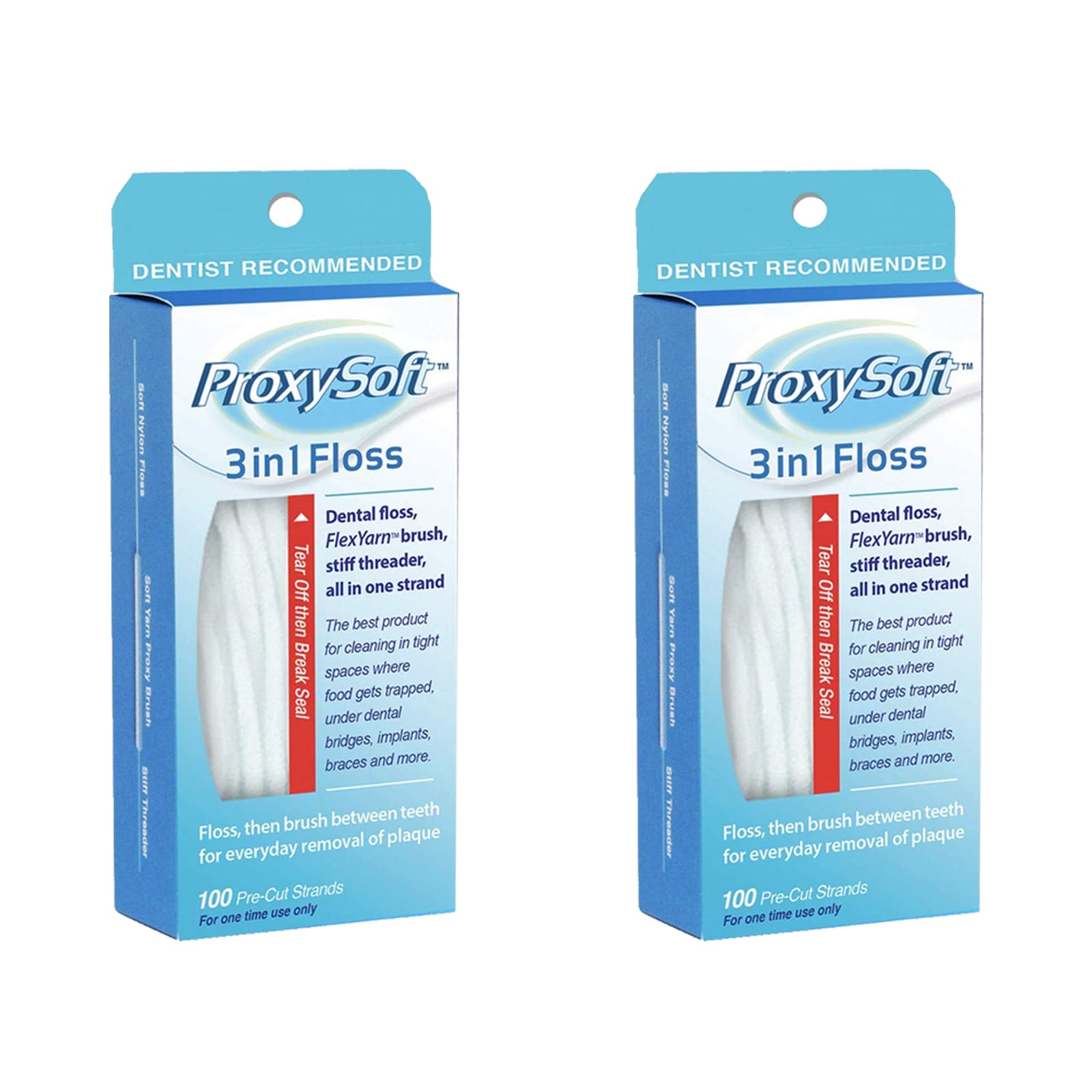 ProxySoft 3-in-1 Floss 2-pack packaging on white background