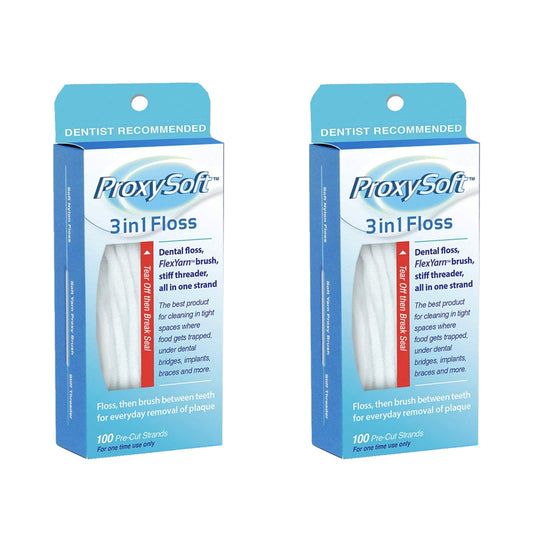 ProxySoft 3-in-1 Floss 2-pack packaging on white background