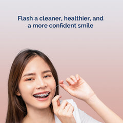 Six travel-size packs of Proxysoft dental floss threaders