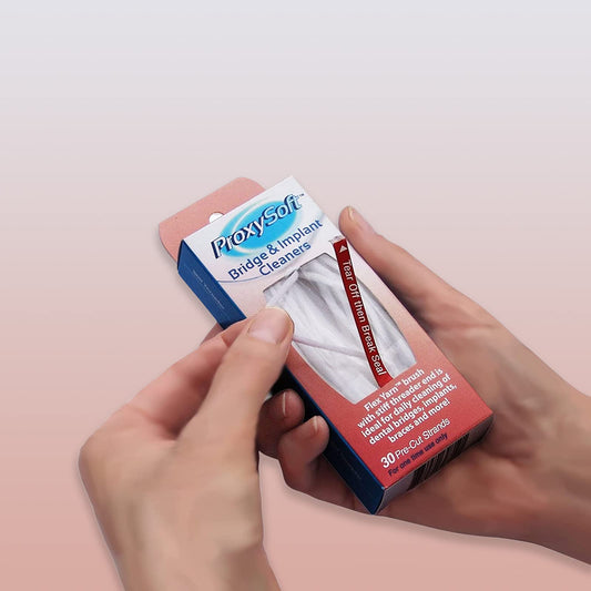 Floss threaders for bridges, implants, and braces