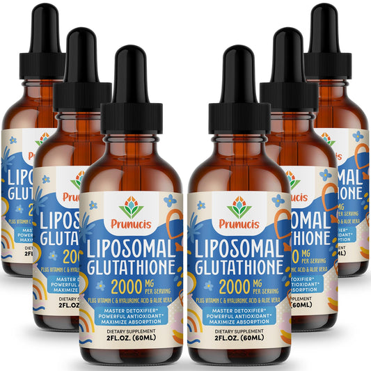 Prunucis 2000mg liposomal glutathione liquid bottle