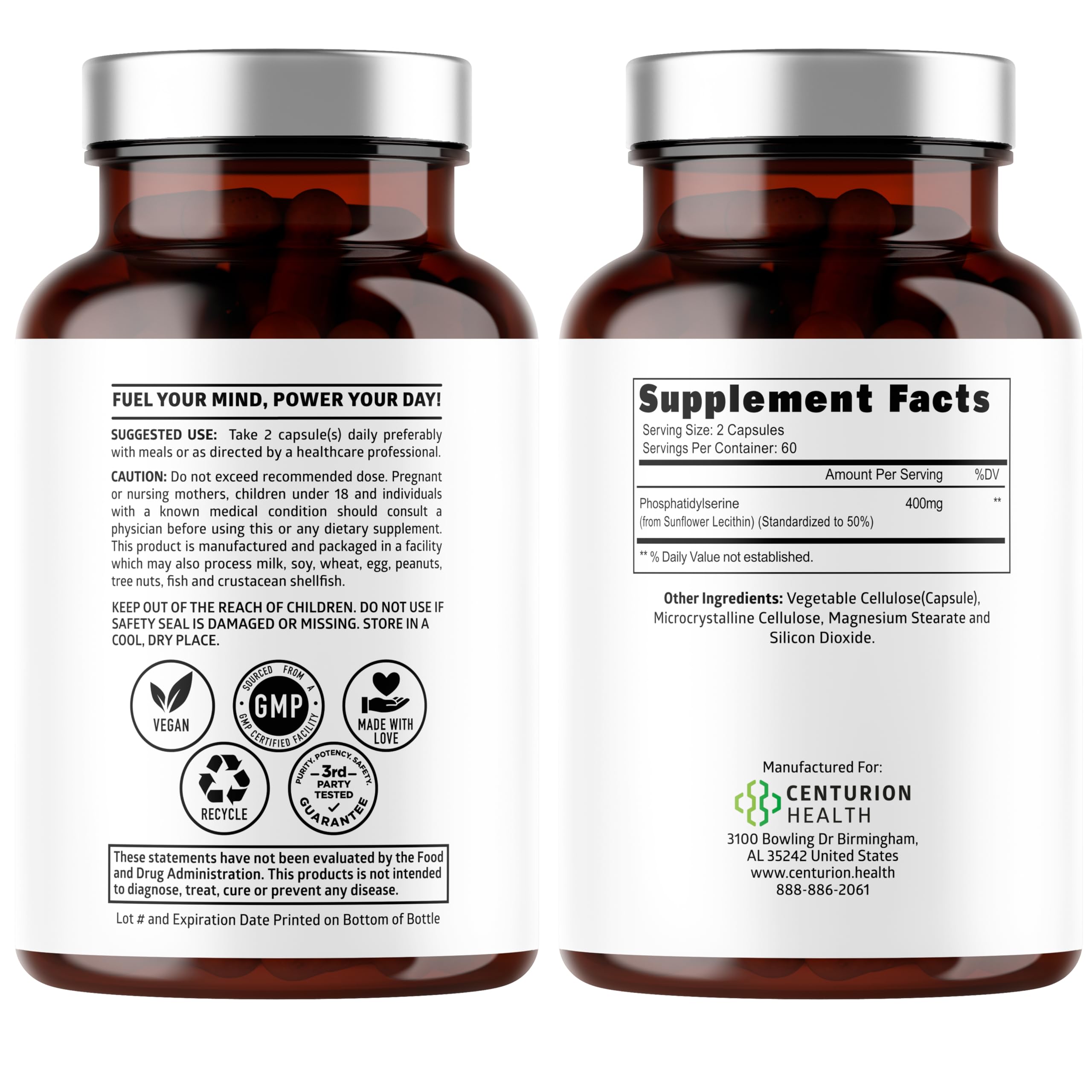 Capsules lined up to highlight daily dosage