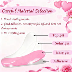 PSBRBAD Valentine kit packaging with nail file and wooden stick for at home use