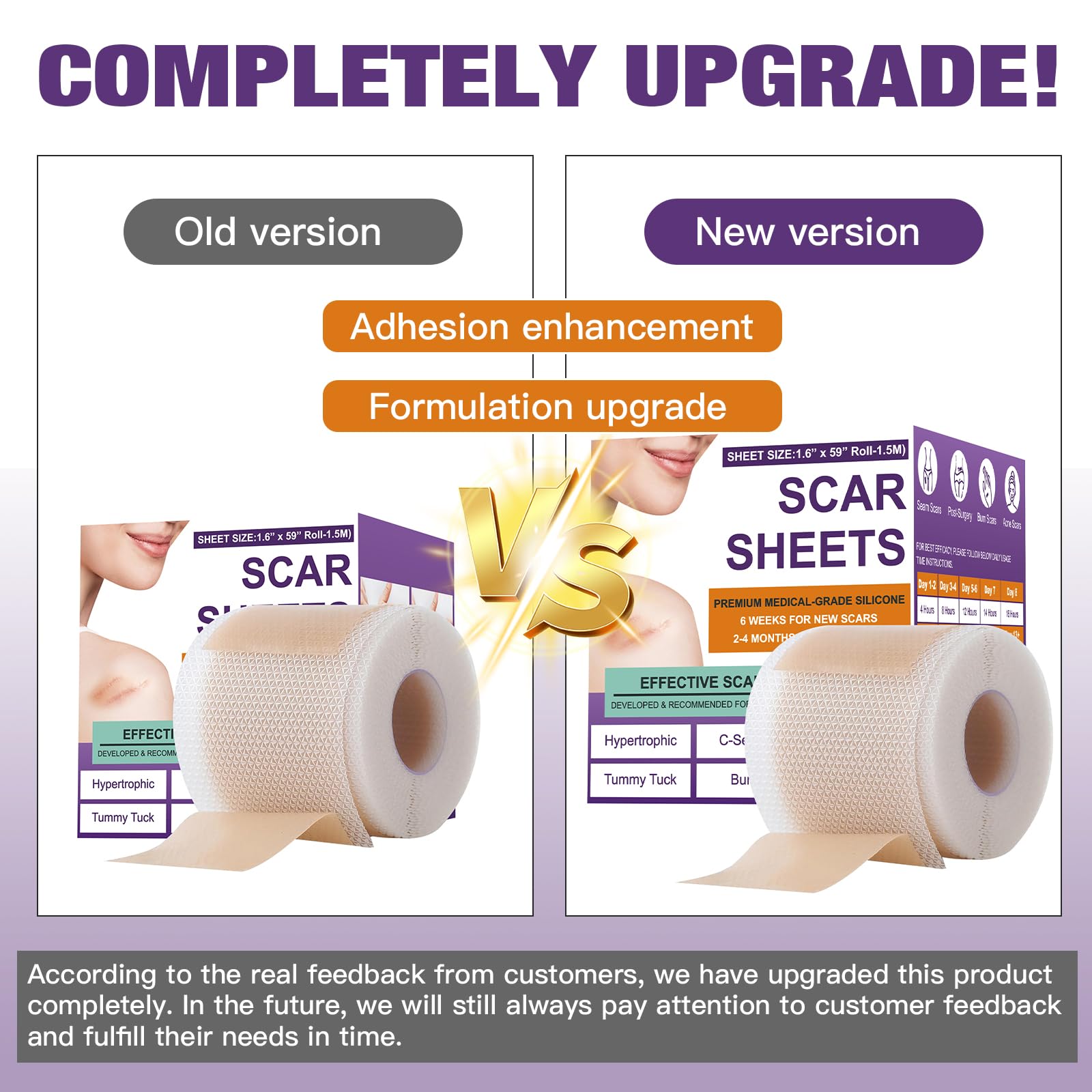 Psecici silicone scar sheets reusable concept emphasizes cost-effective, long-lasting scar care