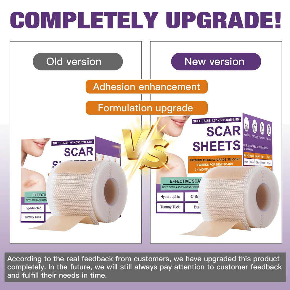 Psecici silicone scar sheets reusable concept emphasizes cost-effective, long-lasting scar care
