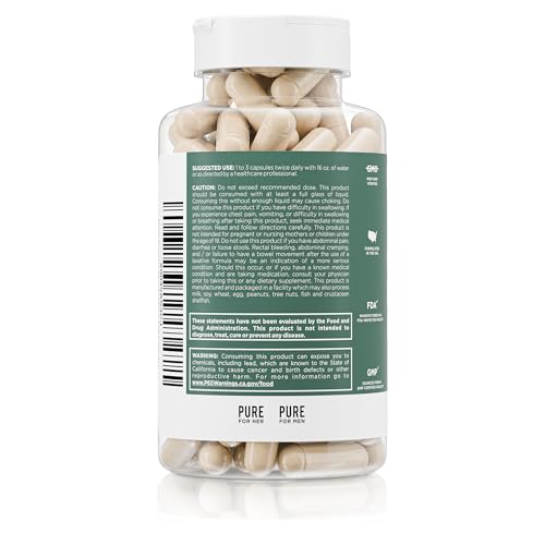 Close-up of psyllium husk fiber capsules