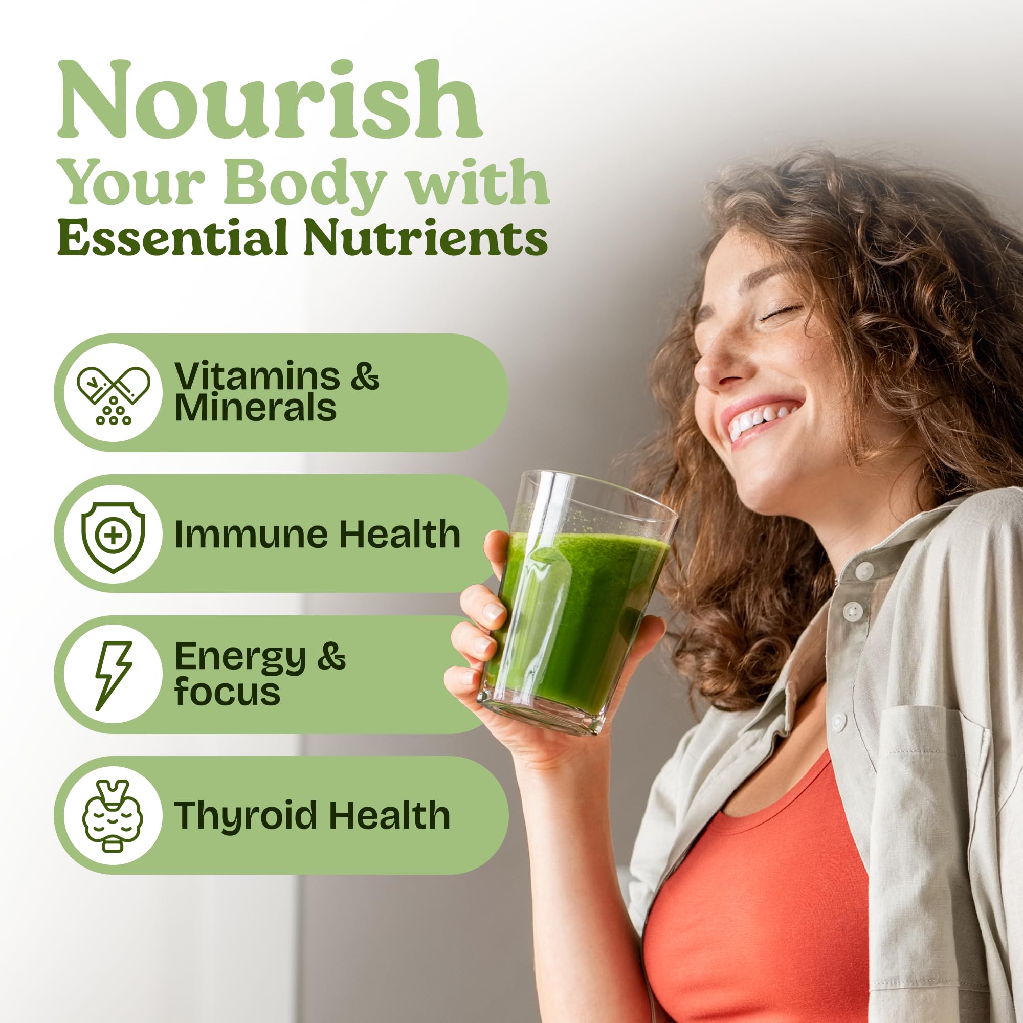 Close-up of psyllium husk and detox ingredients.