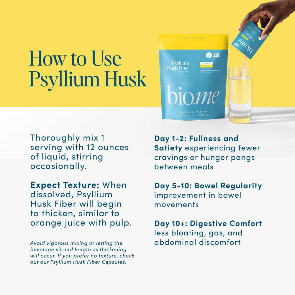 Gluten-free, dairy-free, vegan friendly psyllium husk lemonade product label