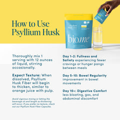 Gluten-free, dairy-free, vegan friendly psyllium husk lemonade product label