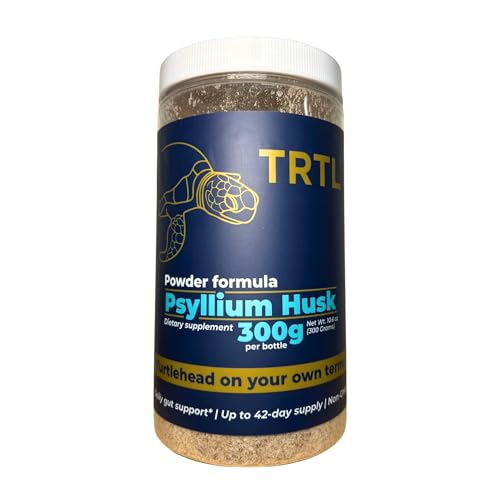 Front label of psyllium husk powder 300 g bottle