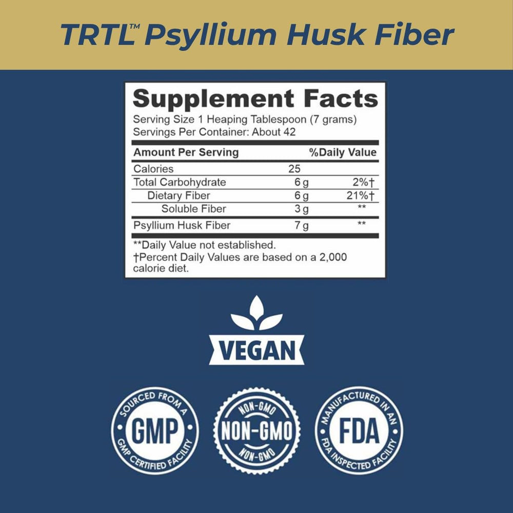 Serving suggestion with scoop of psyllium husk powder