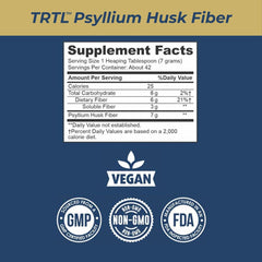 Serving suggestion with scoop of psyllium husk powder