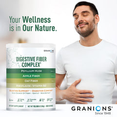 Unflavored psyllium husk powder - sugar-free