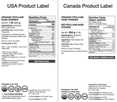 Psyllium husk powder unsweetened and unflavored