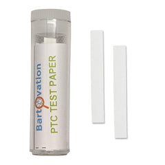 Vial containing 100 Phenylthiourea (PTC) test paper strips