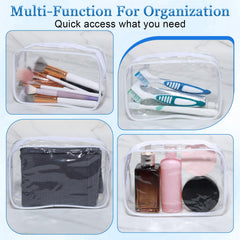 Ptwola portable carry-on makeup bag in medium size fits daily essentials