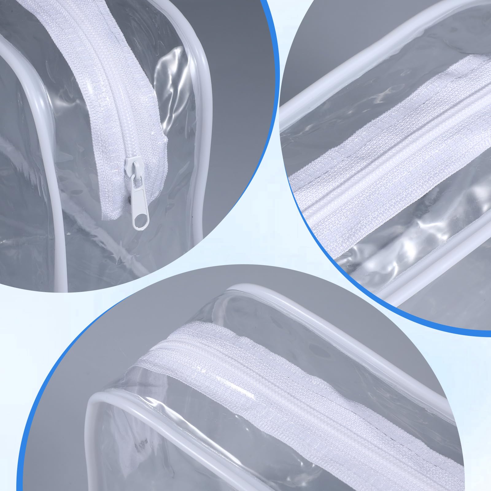 Ptwola transparent toiletry bags for travel organization and quick access