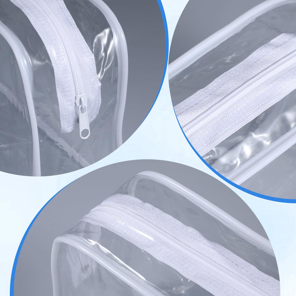 Ptwola transparent toiletry bags for travel organization and quick access