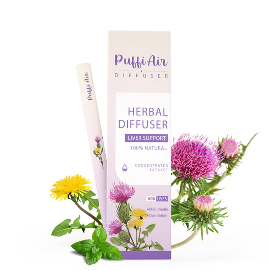 PUFFIAIR liver detox diffuser pen – front view