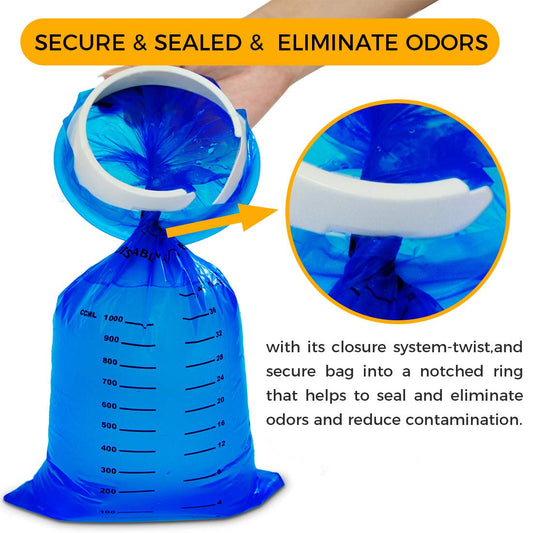 PukeBag disposable vomit bags compact use for car rides and taxis.