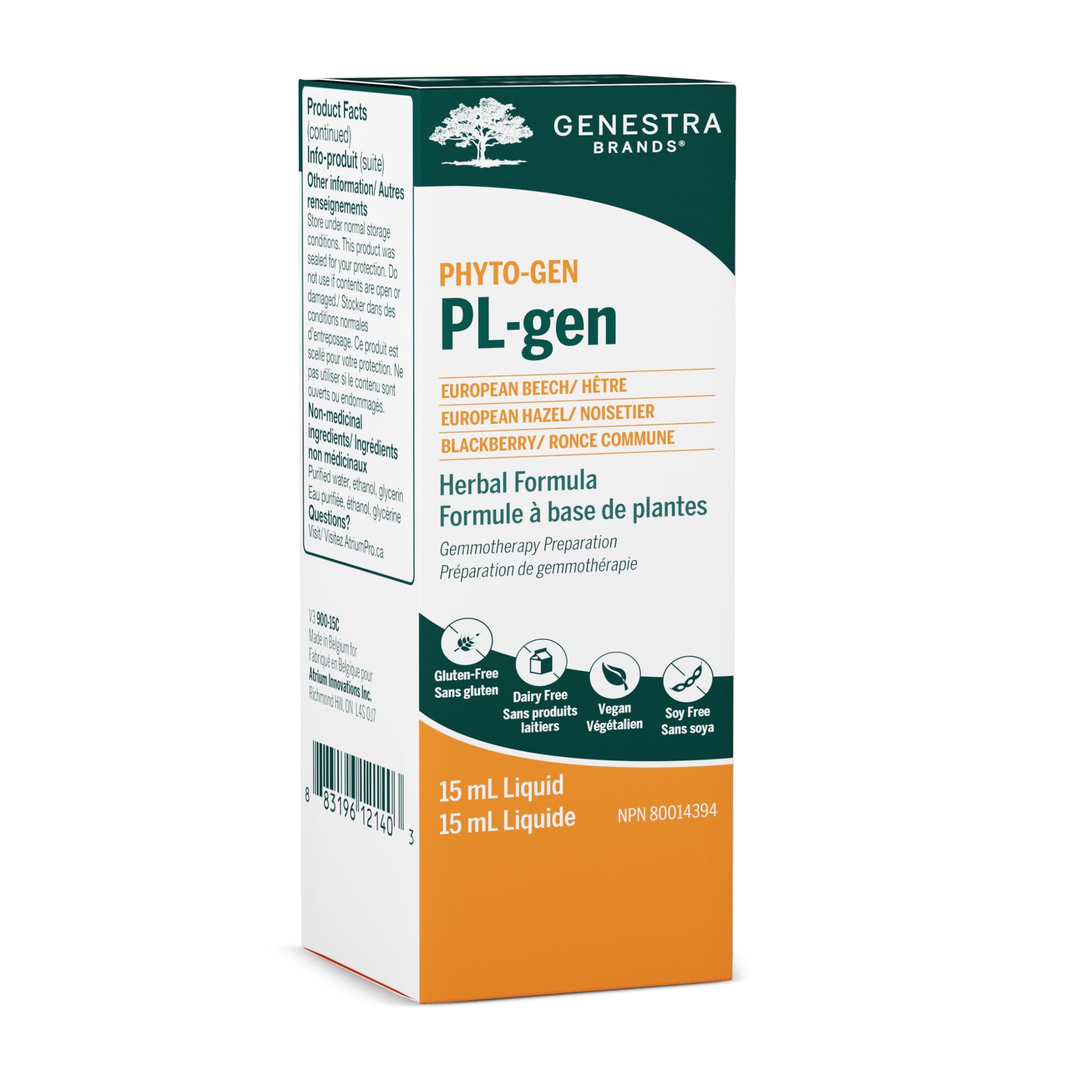Genestra Pulmo-gen bottle on white background