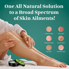 Pumice Valley Foot Balm Cream rosemary scent provides soothing foot care after a long day.