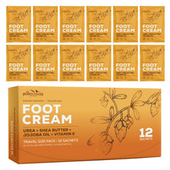 Pumice Valley travel pack foot cream for on-the-go moisture.