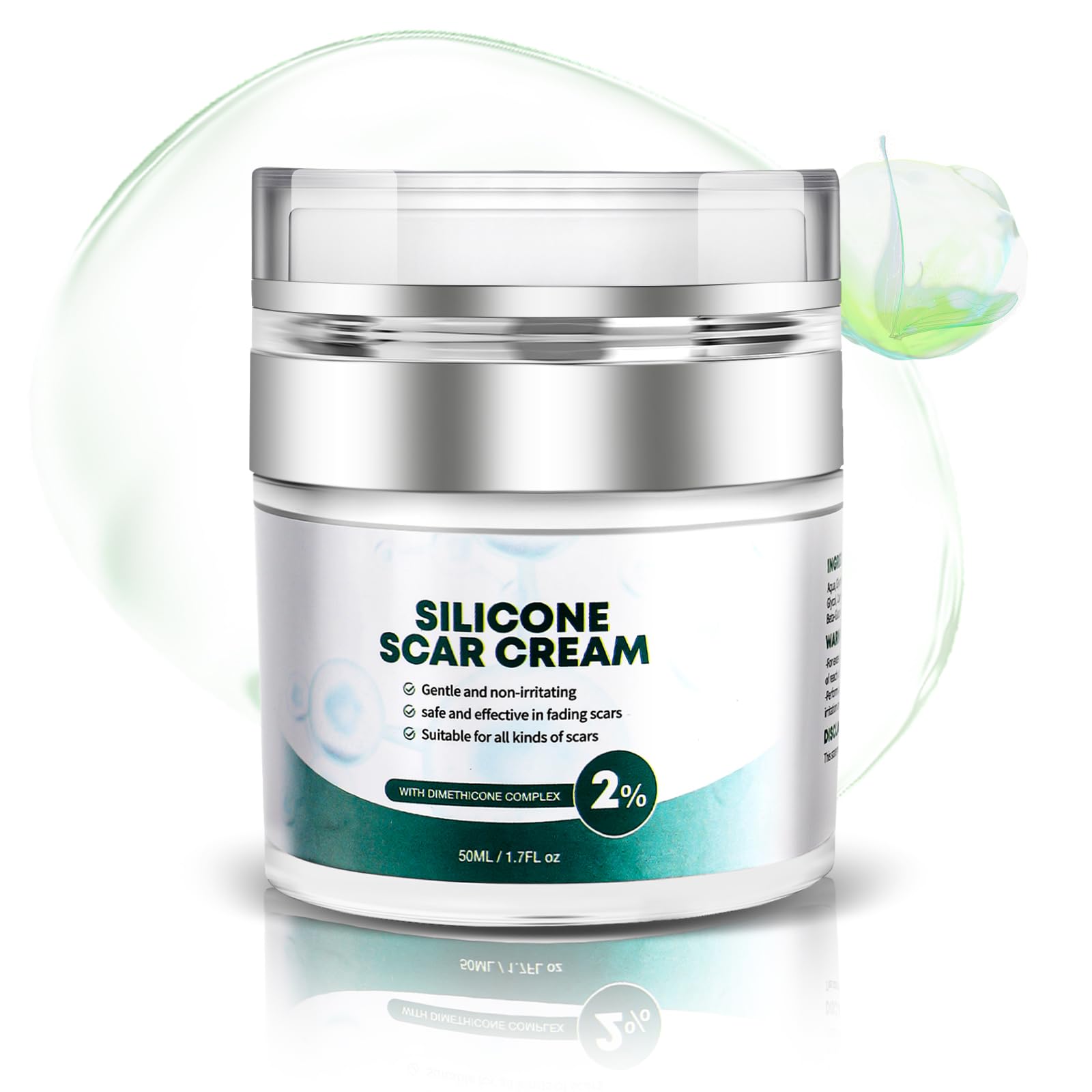 Pumkot advanced scar cream bottle closeup showing silicone formula for scar care