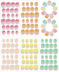 Pumkryth kids press-on nails kit with varied sizes for easy at-home manicures.