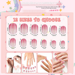Pumkryth nail glue tabs included for quick, mess-free application.