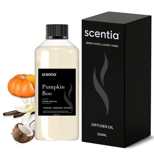 Pumpkin Boo 500ml essential oil bottle for diffusers and candles