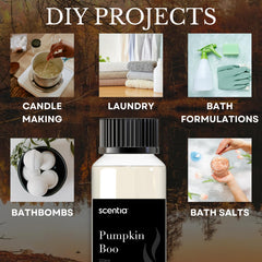 Autumn decor and Thanksgiving gift ideas with pumpkin spice scent