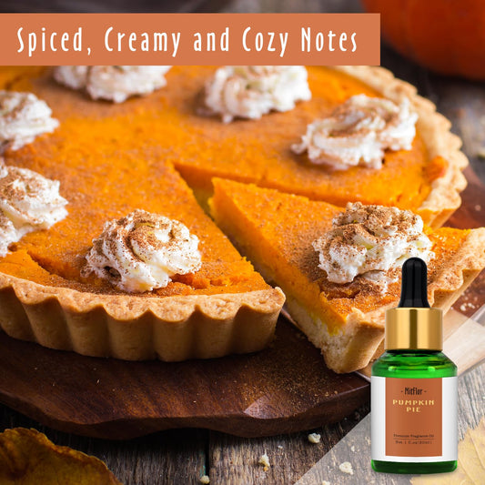 MitFlor Pumpkin Pie Fragrance Oil 30 ml bottle close-up