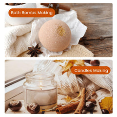 Candles and soaps infused with Pumpkin Pie fragrance oil