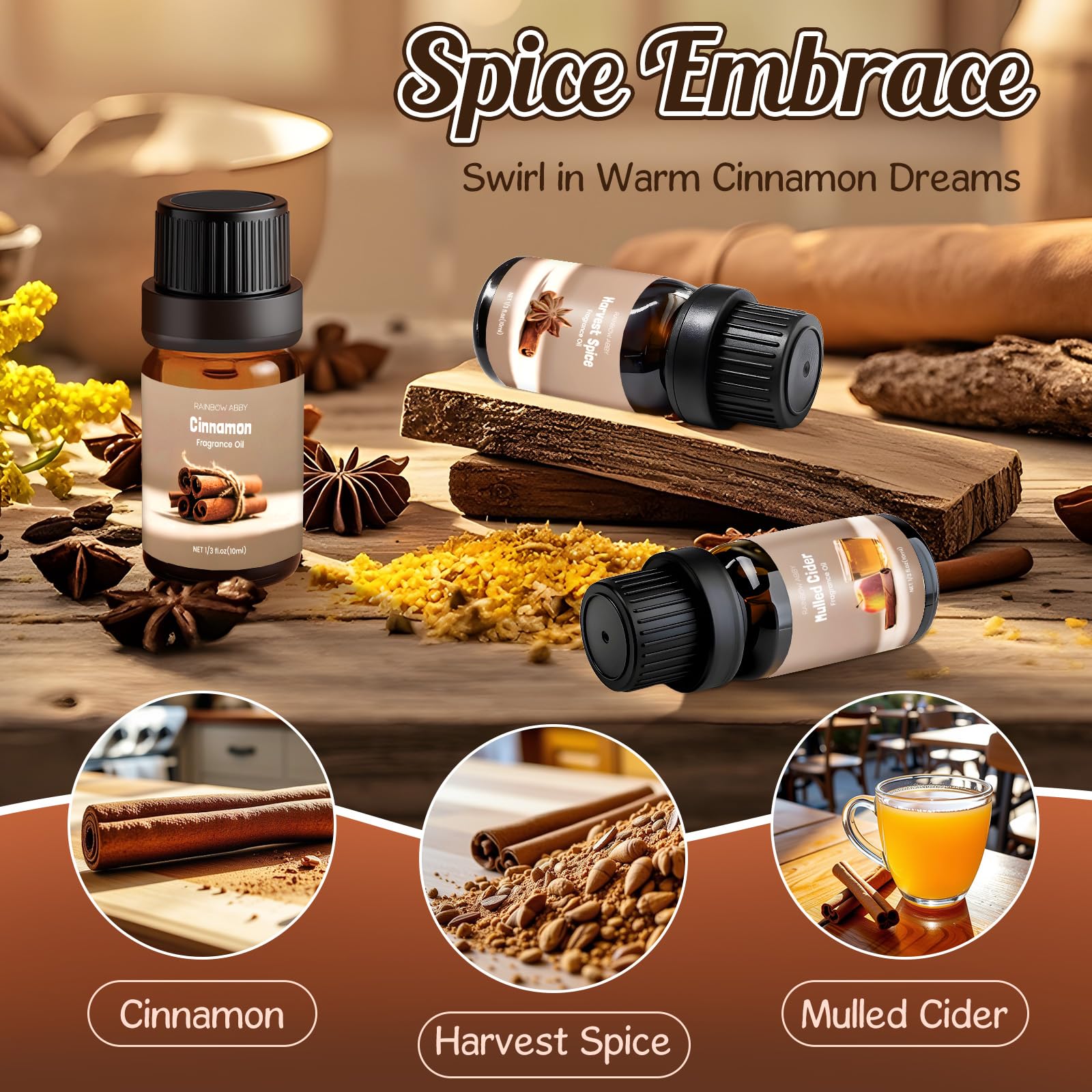 Pumpkin Pie spice fragrance oil 6x10ml