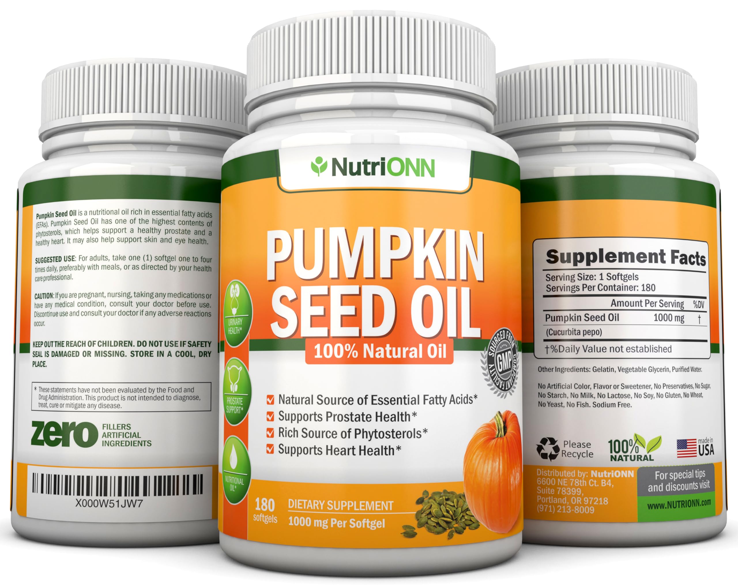 GI tract support from pumpkin seed oil