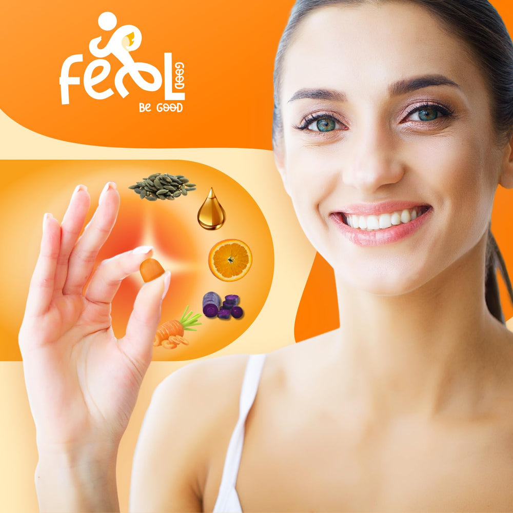 Gluten-free, sugar-free vegan pumpkin seed oil gummies labeling