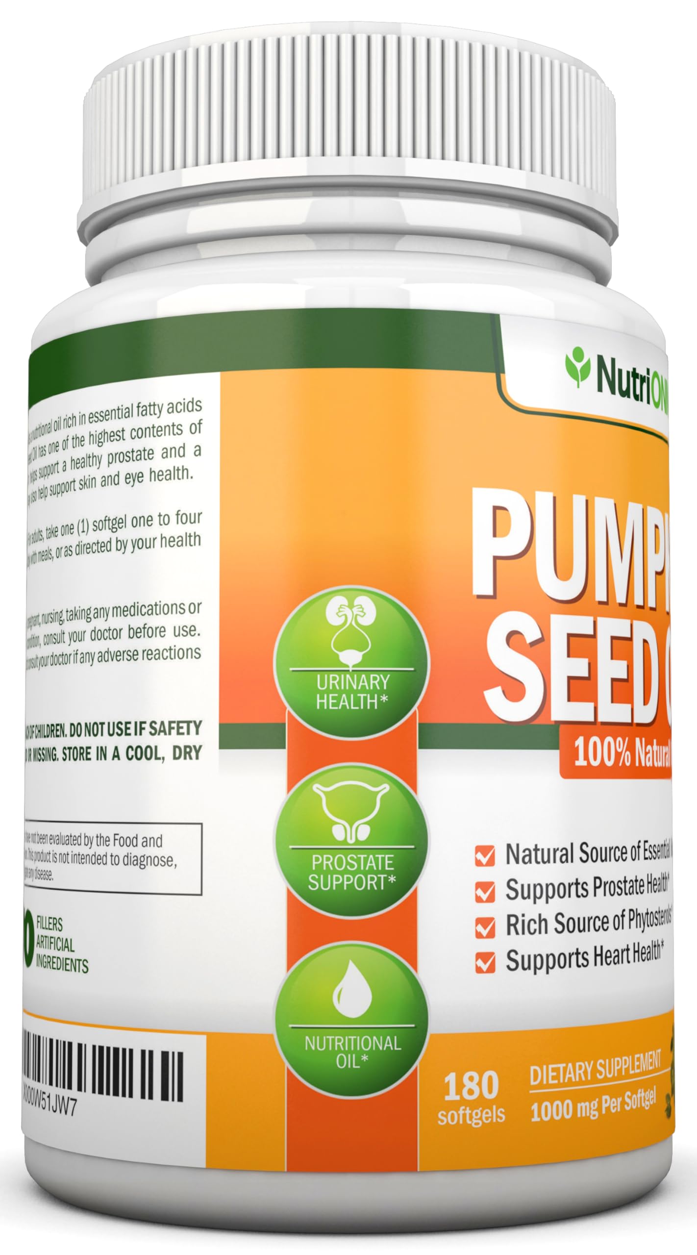 Pumpkin seed oil supporting prostate health