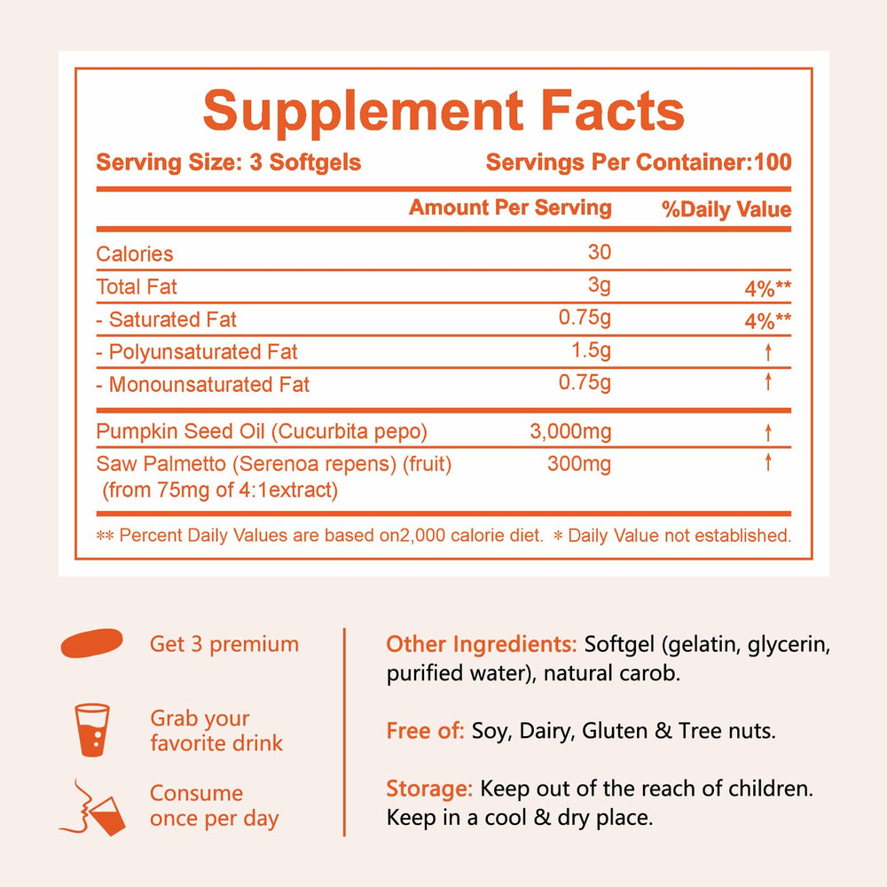 Saw palmetto 4:1 extract ingredients close-up