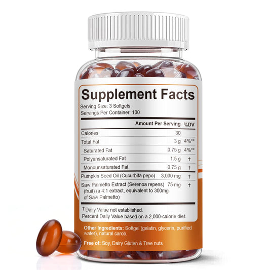 Capsules close-up showing 3000mg per serving