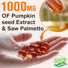 Non-GMO gluten-free pumpkin seed oil saw palmetto product