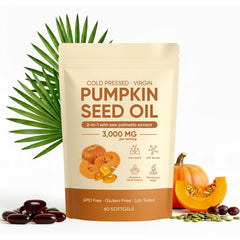 Pumpkin Seed Oil Softgels bottle label