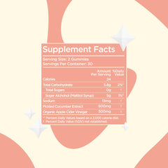 Back panel of PumPums packaging with product details